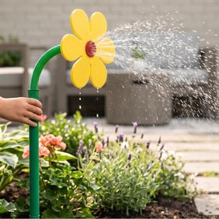 freewalkervt-br-sip-th Daisy Sprinkler Crazy Dancing Flower Gramado para jardim quintal regando cães brincando amarelo