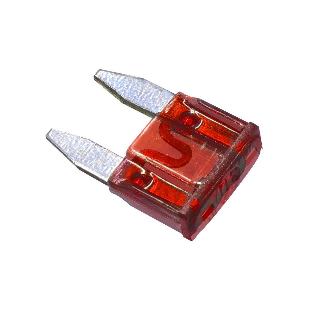 Cartela 10 Fusíveis Mini Lâmina 10a Vermelho Trfus317010 · foto 2