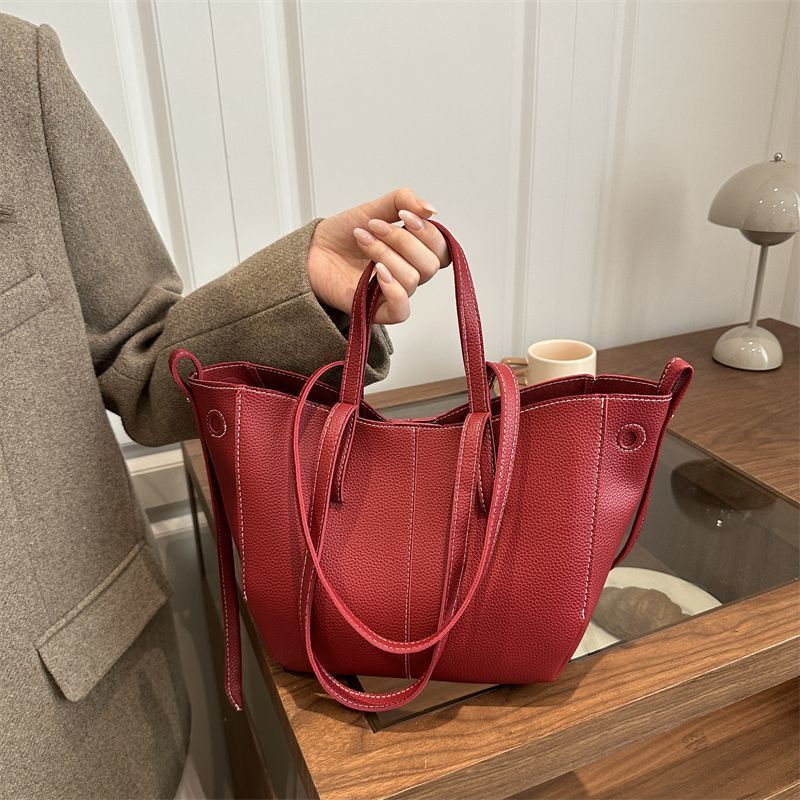 Marca francesa bolsa feminina de couro asa bolsa tote bolsa de couro genuíno bolsa feminina primavera High-End grande ca