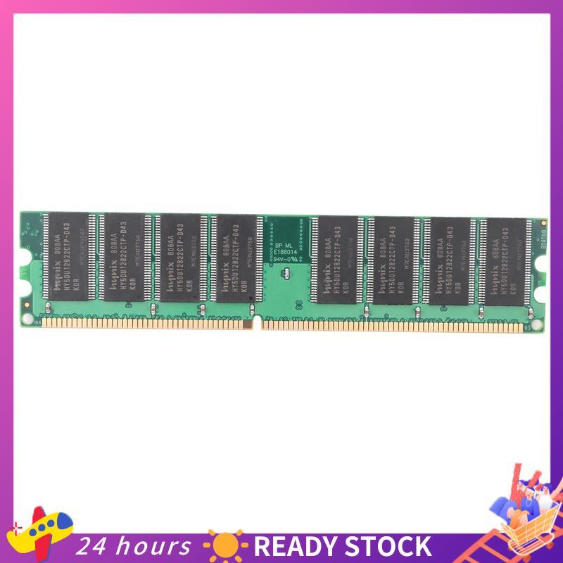 DDR 1GB PC Memória Ram DDR1 Desktop PC3200 400MHz 184 Pinos Módulo De Computador Não ECC
