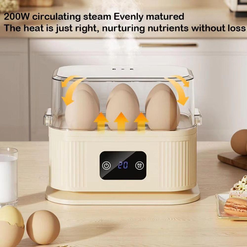 Fabricante De Ovos FALLFORBEAUTYEJ , Vaporizador Multifuncional Com 6 Configurações De Tempo Ajustável , Fogão Fácil De 