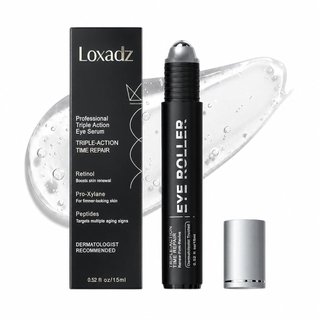 Roller Iluminador para Olhos - Sérum para Olhos com Cafeína e Retinol para Olheiras, Inchaço e Linhas Finas, Essencial p