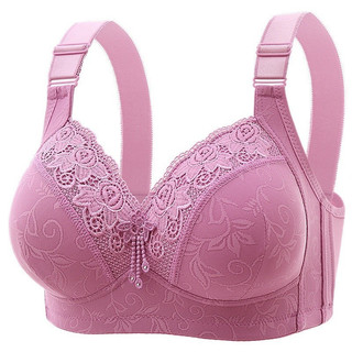 Novo Sutiã de Renda Feminino Confortável e Respirável com Suporte para os Seios Sutiã Básico Grande MOFM