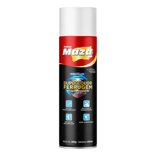 Tinta Spray Para Ferrugem Branco Maza Para Pintura De Metais Ferro Portões Grades Estruturas Proteção E Acabamento