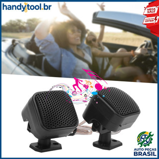handtool.br Alto-falante estéreo de alta potência 2pcs 500W com 4 parafusos de montagem Sistema de áudio para carro
