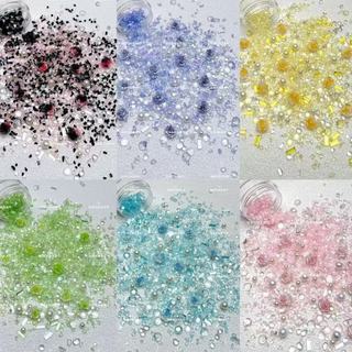 Super fada tijolo titular do cartão fluindo Material de cânhamo Irregular cristal claro cascalho tempestade acessórios f