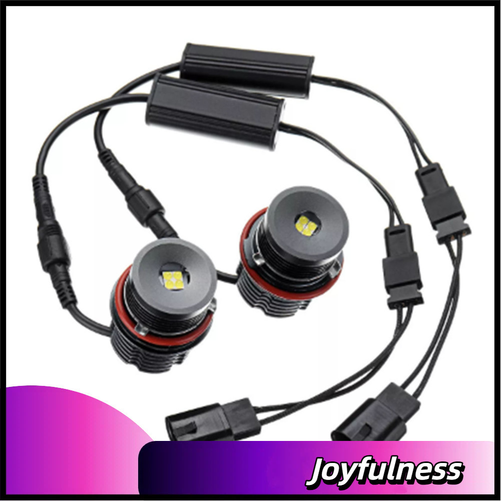Joyfulness-br 1600LM 40W / pcs LED Angel Eyes Halo Ring Lâmpada de alta potência branca 6500K 4X XT-E Super brilhante