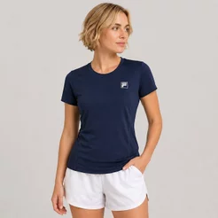 Camiseta Fila Core Run Feminina Marinho