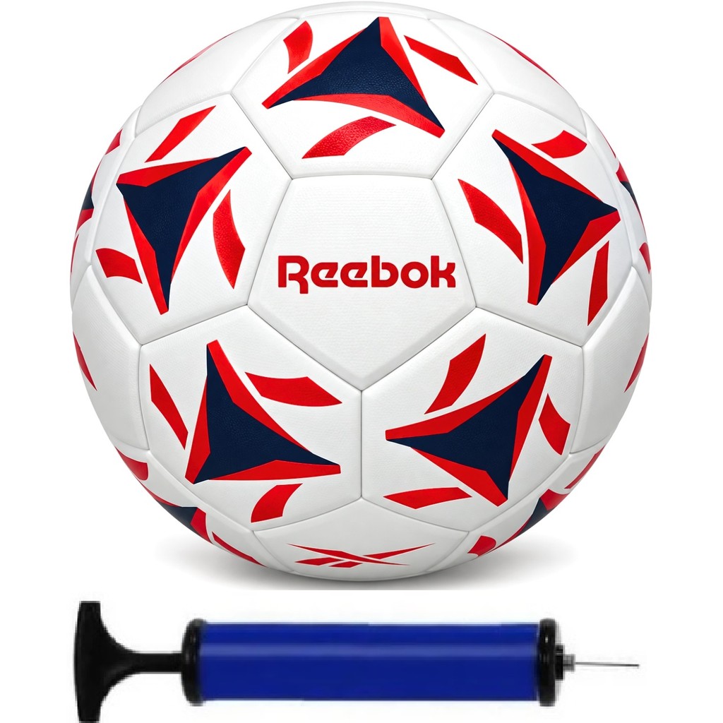 Bola Futebol Reebok Royal 3 Laminada Campo Treino + Bomba de Ar