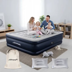 Colchão Inflável Duplo Elétrico Com Travesseiros 203 * 154 * 44cm JOYFOX Colchão Inflável Casal