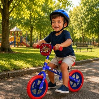 Bicicleta De Equilíbrio Infantil Sem Pedal - Azul