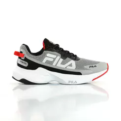 Tênis Fila Recovery Cinza Preto e Vermelho - Masculino