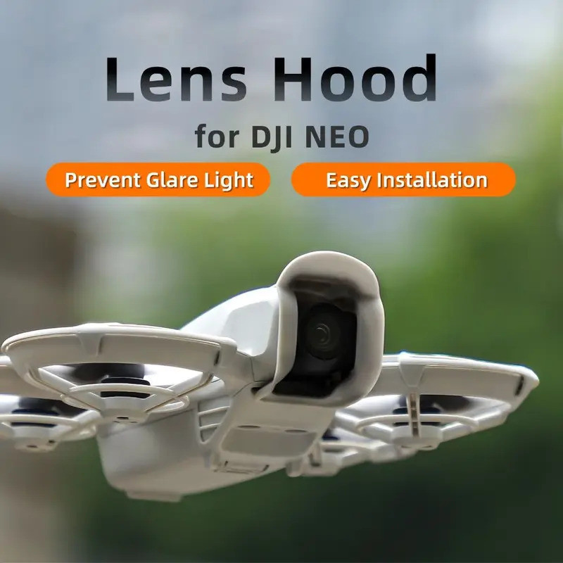 Para-sol para lente DJI NEO compatível com Sunnylife, proteção para gimbal, acessórios de proteção contra reflexos e par