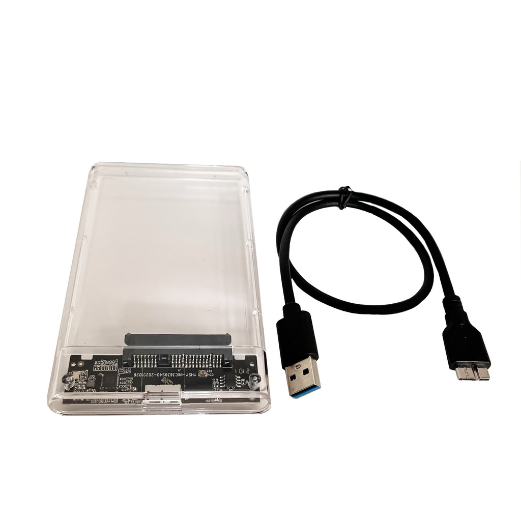 Case para HD Externo de 2,5" SATA para USB 3.0 Transparente