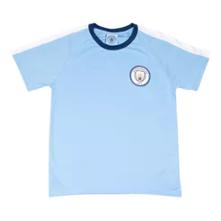 Camiseta Infantil Balboa Manchester City Azul Claro