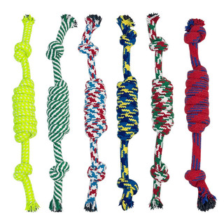 Brinquedo para mastigar para cães, resistente a mordidas, brinquedo em forma de nó para raças Teddy Corgi e Pomeranian, 