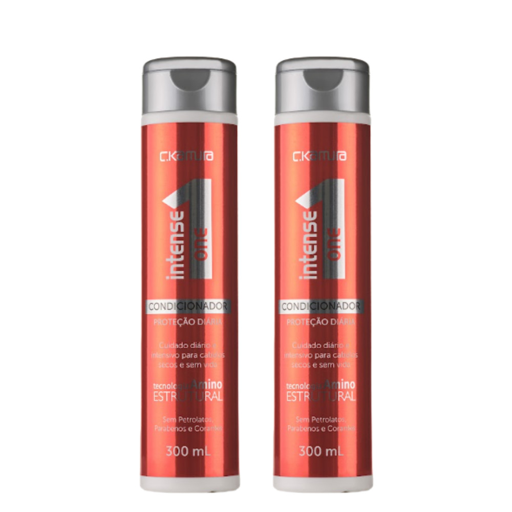 Imagem Kit 2 Condicionadores Intense One Proteção Diária C.Kamura 300ml