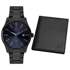 Kit Relógio Technos Masculino Steel Preto - 2115TXH/K1A