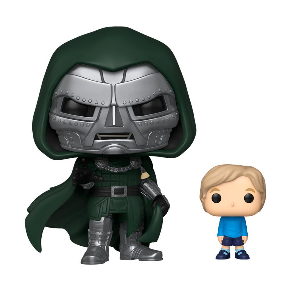 Boneco Funko Pop! Marvel Vingadores Dr Destino com Franklin — imagem 2 de 2