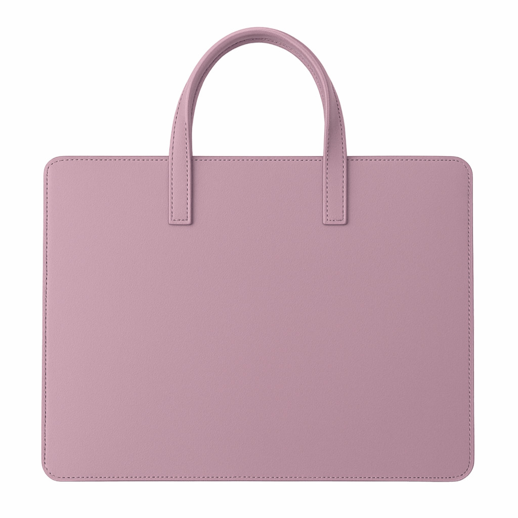 Sacola com Alça Para Notebook Couro Rosa Clarinho Premium em Oferta na Shopee
