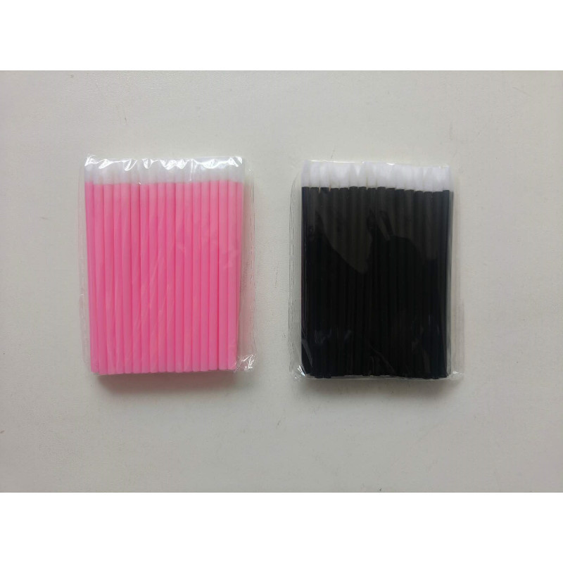 Kit 50 Pincel Descartável Aplicador de Gloss e Batom Extensão e Limpeza de Cilios(L1) em Oferta na Shopee