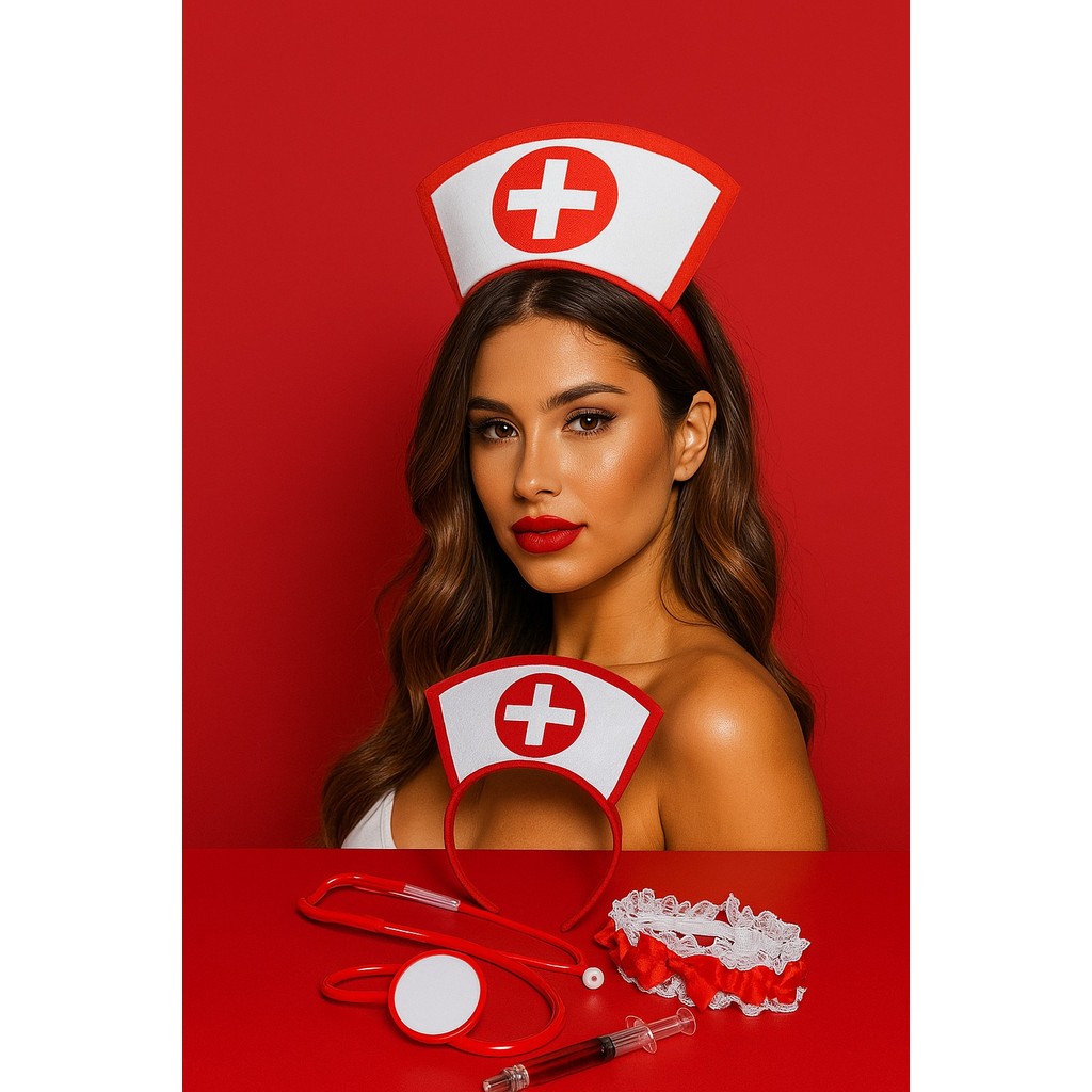 Kit Fantasia Enfermeira Carnaval Halloween e Eventos em Oferta na Shopee