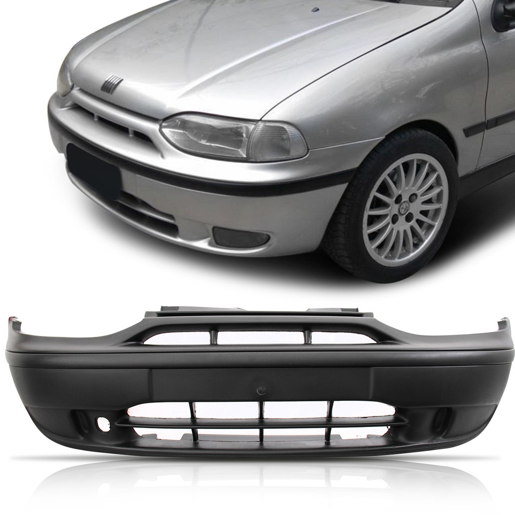 Parachoque Dianteiro Palio Siena Strada 96 97 98 99 2000 Preto