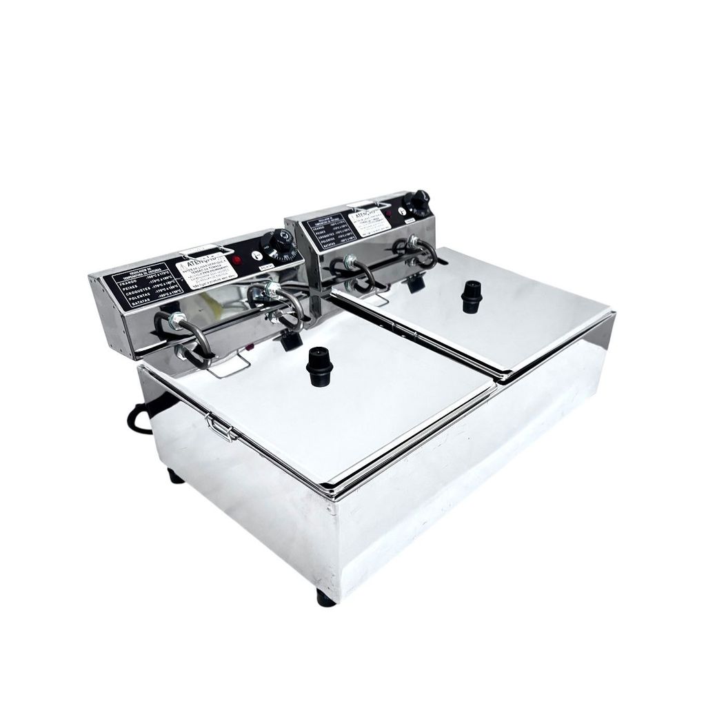 Fritadeira Industrial 14L Zona Fria Inox Ipê Cozinhas 220v