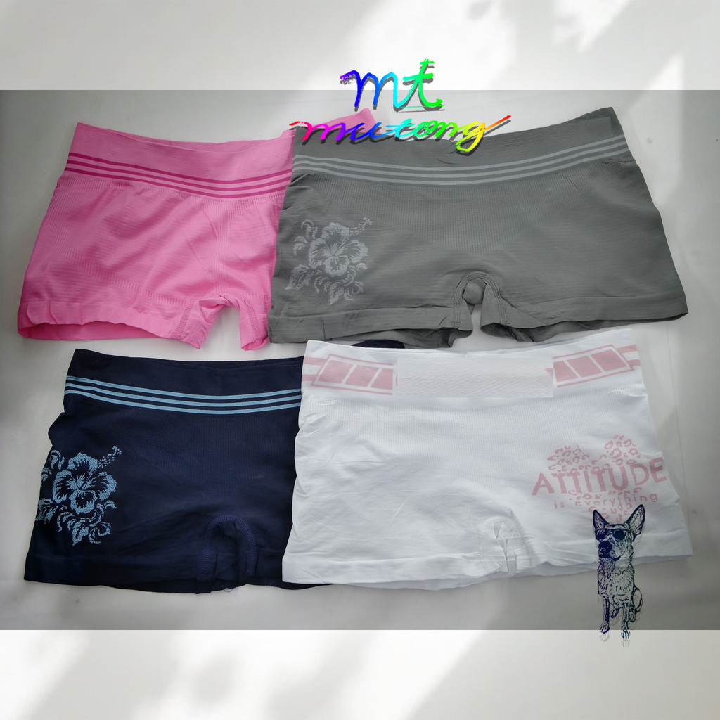 CALCINHA BOXER FEMININA CALCINHA CUECA BOX DESENHO  FLORES COLORIDO ADULTO/1101