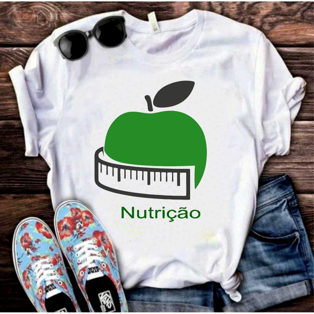 Camisa Nutrição Blusa 010 T-Shirt Camiseta  Blusa Feminina ou Masculina Unissex DR