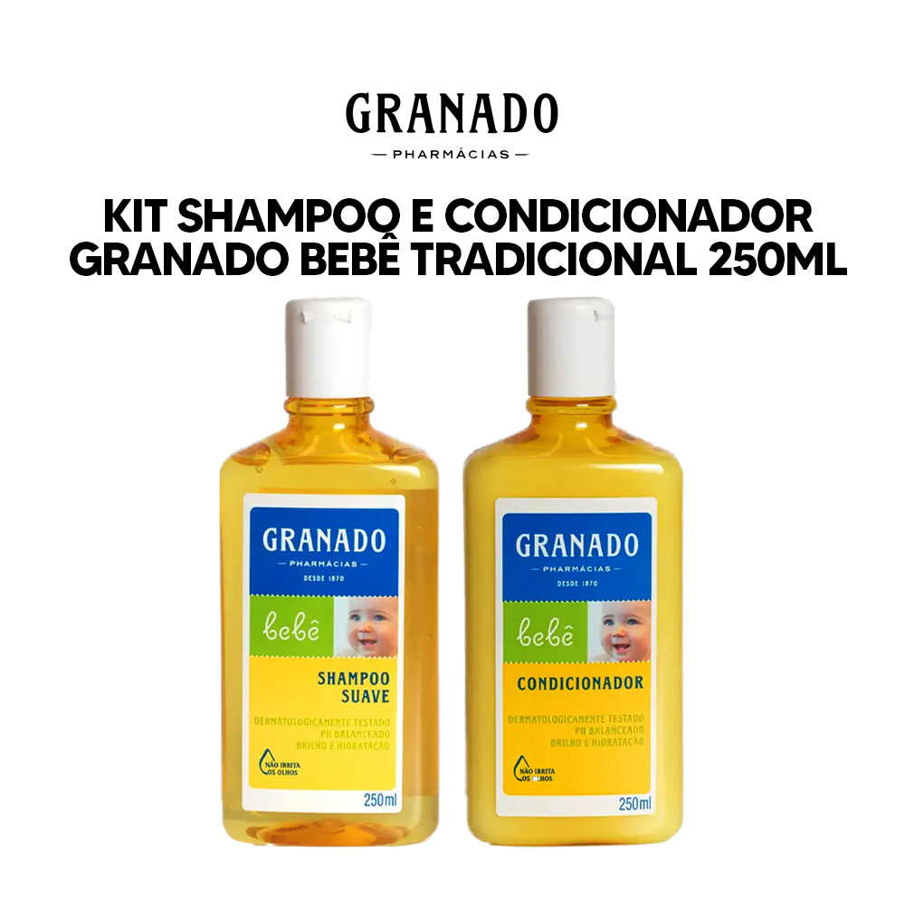 Kit Shampoo e Condicionador Granado Bebê Tradicional 250ml