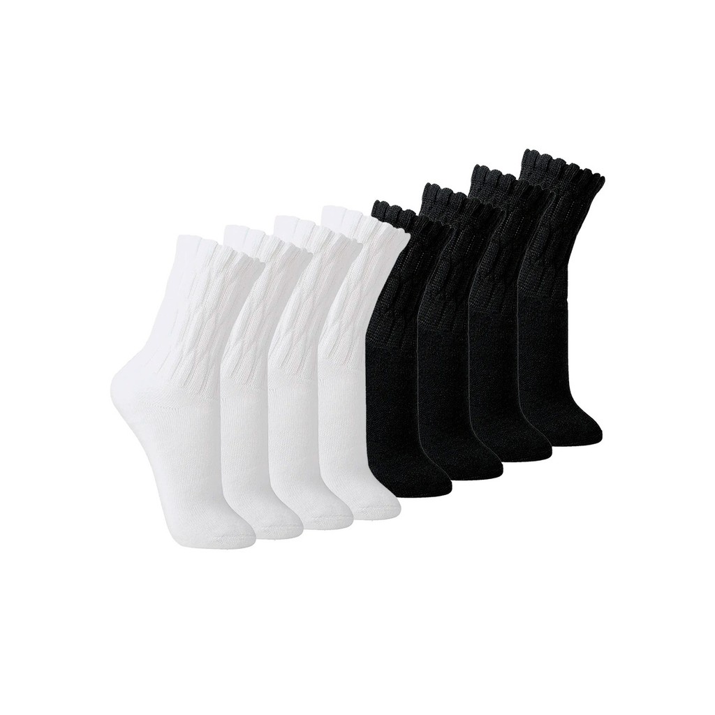 Kit com 8 Pares de Meias Aeróbica Lupo 4810-003 Colorido