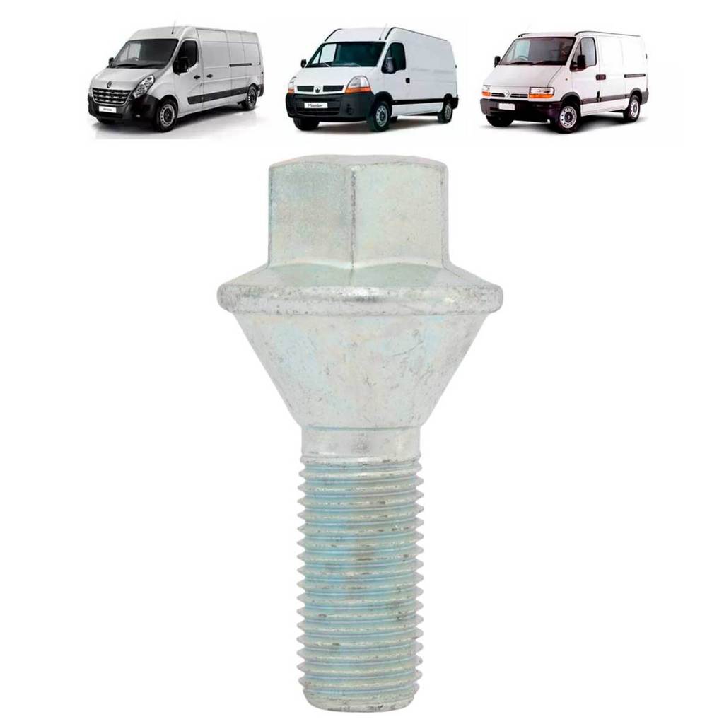 PARAFUSO RODA DIANTEIRA OU TRASEIRA RENAULT MASTER 2.8 8V/ 16V 2002 A 2013/RENAULT MASTER  16V 2014 A 2021 8200639129 em Oferta na Shopee
