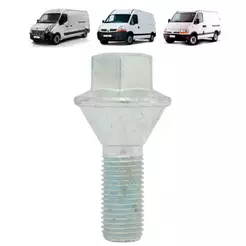 PARAFUSO RODA DIANTEIRA OU TRASEIRA RENAULT MASTER 2.8 8V/ 16V 2002 A 2013/RENAULT MASTER 16V 2014 A 2021 8200639129
