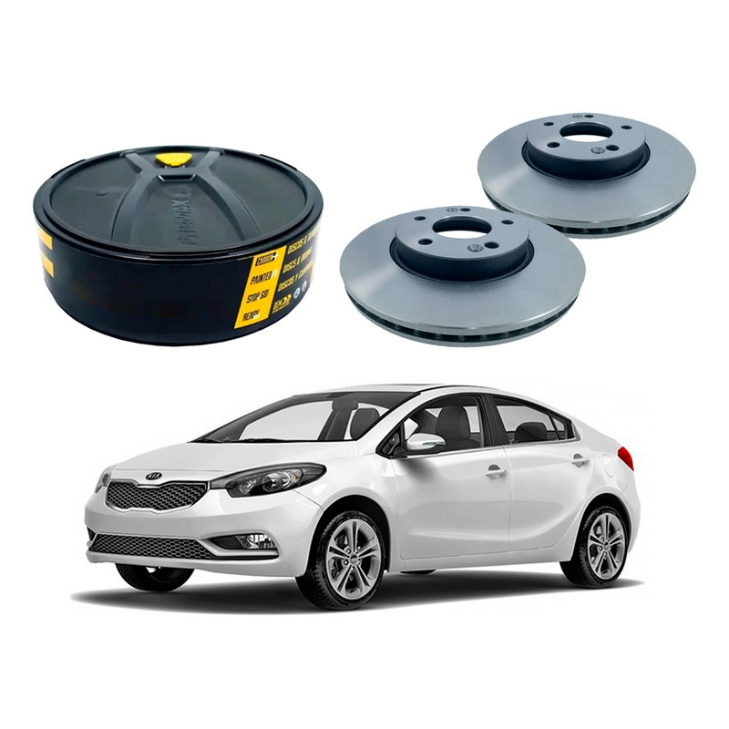 Disco Freio Dianteiro Cerato 1.6 2013 A 2016 em Oferta na Shopee