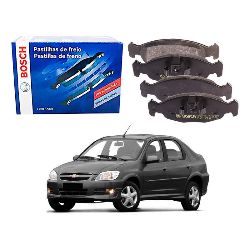 Pastilha Freio Dianteira Bosch Prisma 1.0 1.4 2010 A 2012 em Oferta na Shopee