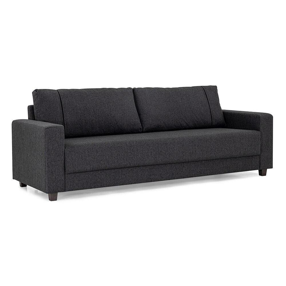 Sofá 4 Lugares Herval Clean Linho Grafite, 230 cm em Oferta na Shopee