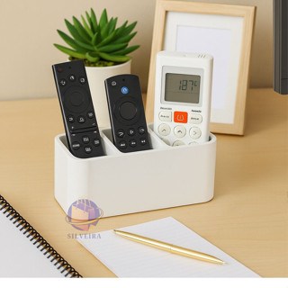 Porta Controle Remoto Com 3 Divisórias para TV e Ar Condicionado em Oferta na Shopee