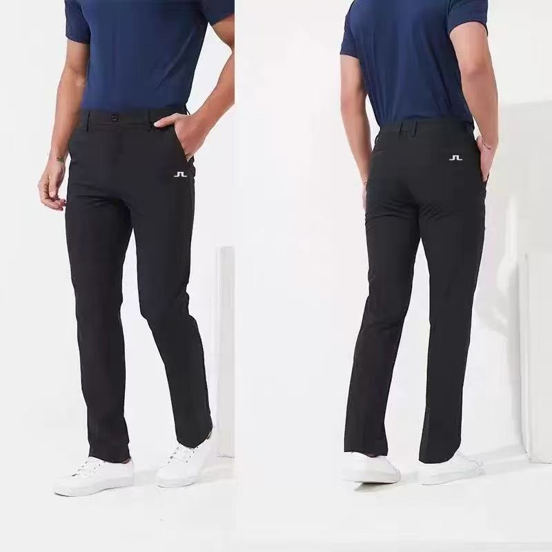 [J.LINDERBERG] calças masculinas de golfe verão calças finas justas calças de bola masculinas de golfe calças esportivas