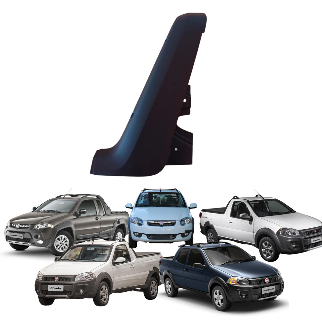 Moldura Acabamento Coluna Caçamba Lado Direito Fiat Strada Working Trekking Original 100208685