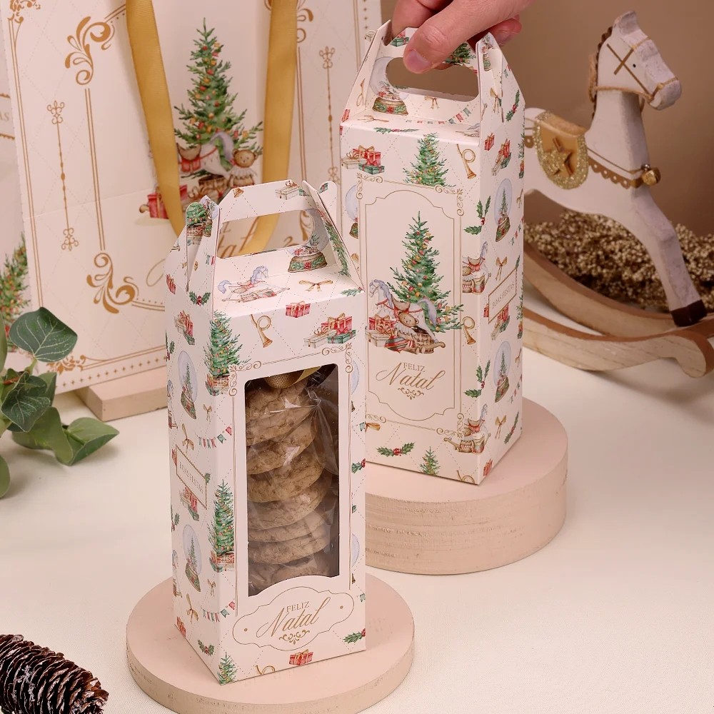 20 CAIXA PARA PRESENTE NATAL 8X6,5X20CM CANDURA 5247 ( JANGO NATAL 2025 )