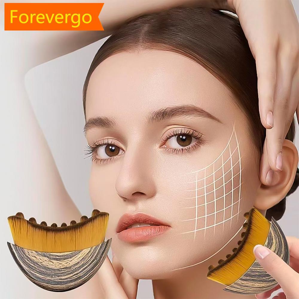 forevergo Escova Facial Para Contorno Linfático , Seca Rosto , Massageador De Drenagem Linfática Queixo , Mandíbula , Es