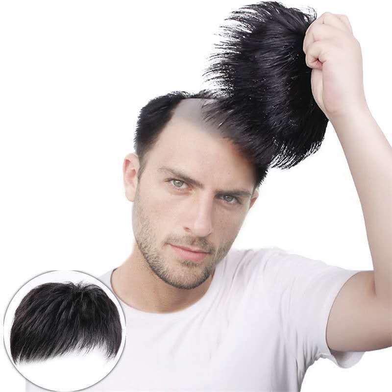 Peruca Protése Masculina Fibra Sintética com 3un Presilha de Tic Tac em Oferta na Shopee