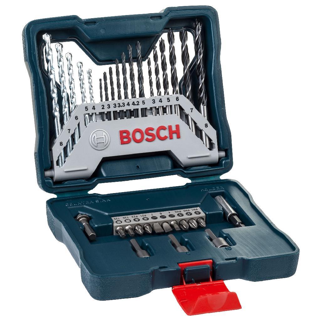 Maleta Kit De Pontas E Brocas Em Titânio Bosch X-line Com 33 Peças em Oferta na Shopee