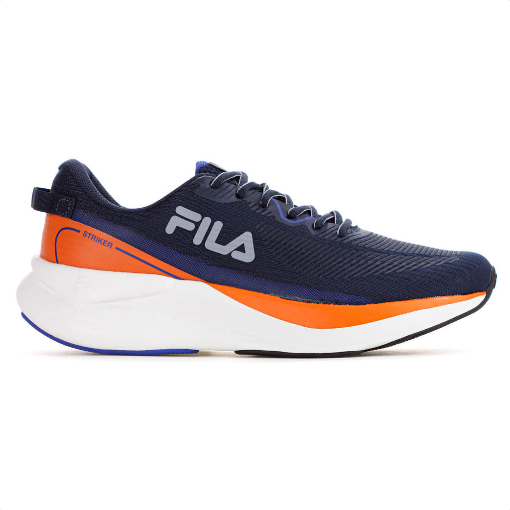 Tênis Fila Striker Azul Marinho Roxo e Laranja - Masculino