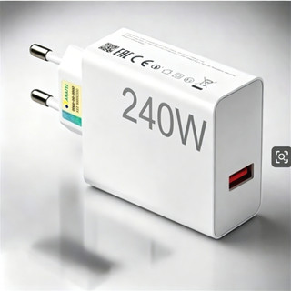 Carregador Super Turbo 240W Xiaomi Redmi Android Charger , Adaptador De Carregamento Rápi…