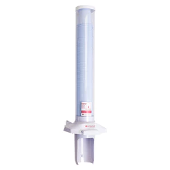 Suporte plástico copo de água PoUp copo botão Branco E-DPCA002M Exaccta