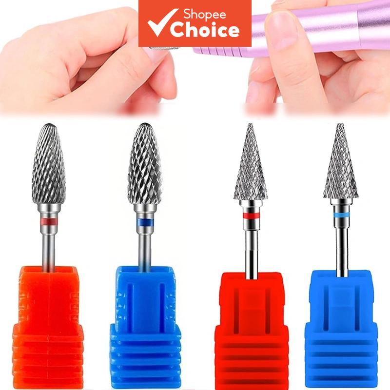 Kit-2 Peças Brocas Profissionais para Unhas, para Remoção de Cutículas e Pele Morta, Polimento de Unhas de Acrílico e
