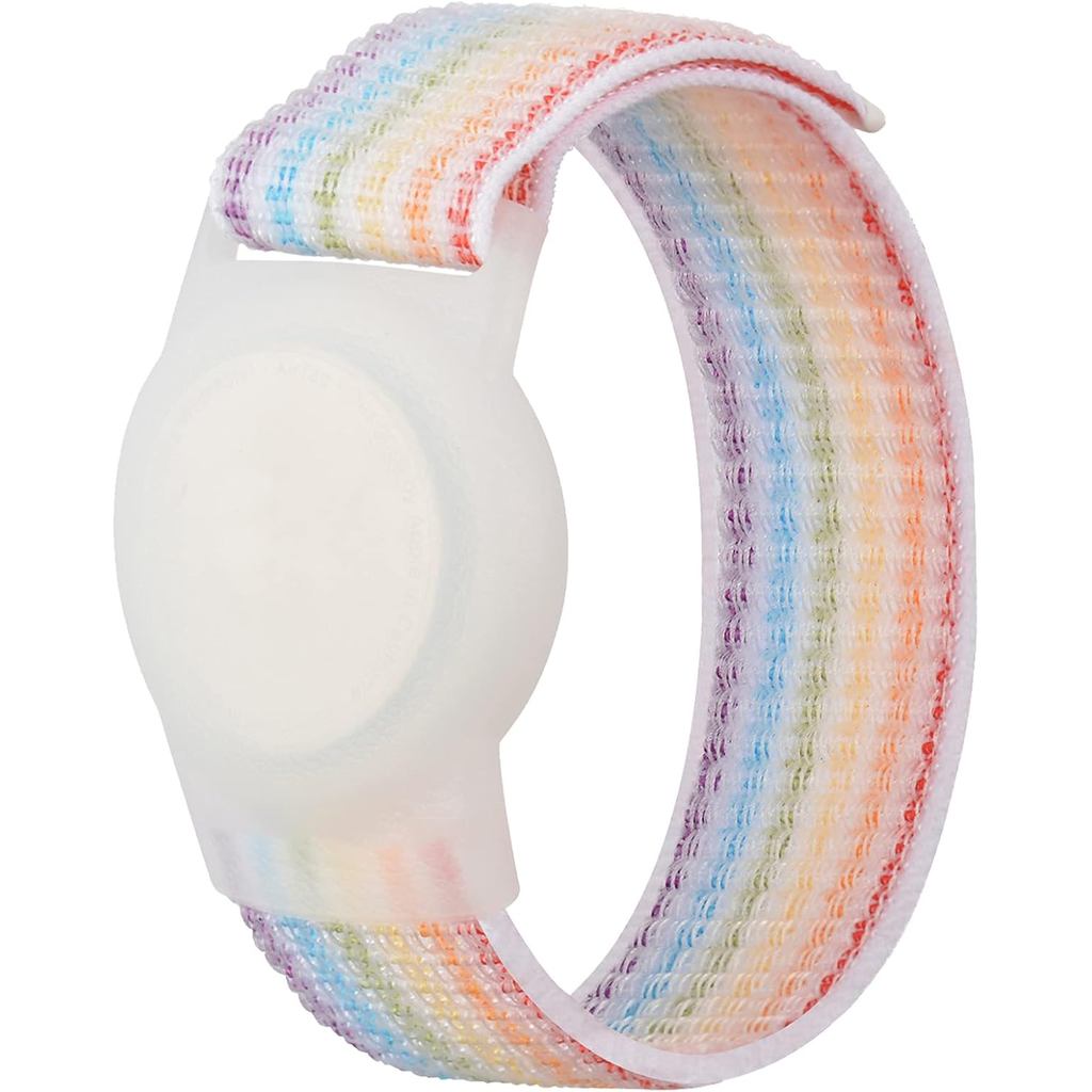 Pulseira Infantil Compatível com Apple AirTag, Capa Protetora para AirTag com Su