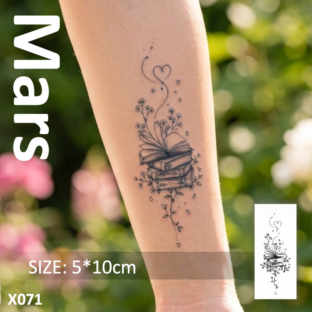 Mars Tattoonova Tecnologia Mágica , Longa Duração 2 Semanas , Tatuagem Semi-Permanente Temporária , Adesivo De Falsa , "
